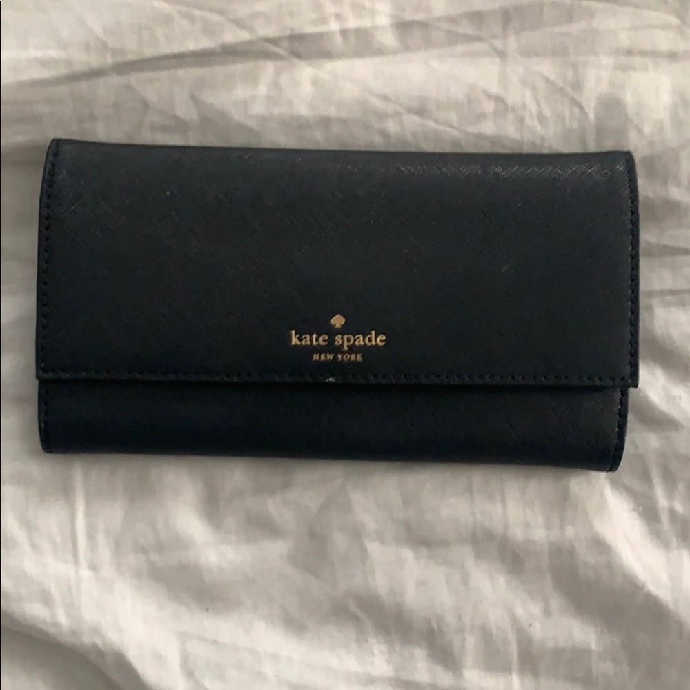 black kate spade wallet